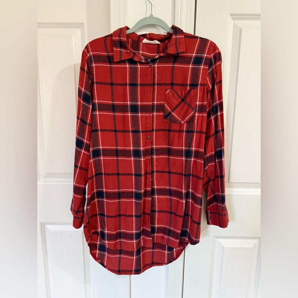 Hippie Rose Plaid Shirt